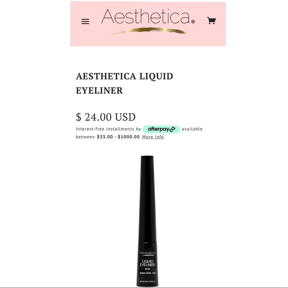 Aesthetica Liquid Eyeliner